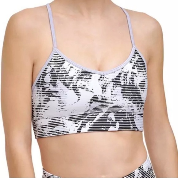 NWT DKNY Sport Sports Bra Purple/White/Black (dp1t8172) Size XL - Picture 6 of 6
